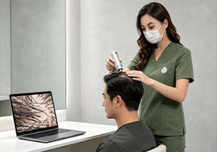 Professional scalp analysis